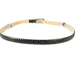 Ellen Tracy Accessories - ELLEN TRACY Italian Leather Snakeskin Skinny Belt Ellen Tracy Accessories - ELLEN TRACY Italian Leather Snakeskin Skinny Belt